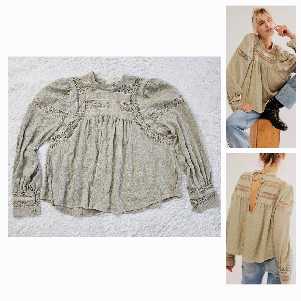 Free People It Takes Two Top Spanish Moss